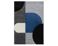 Ковер 80*150см REGGI L255A L.GREY/ D.BLUE