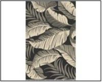 Ковер 40*60см PAROS 8913A BLACK/CREAM