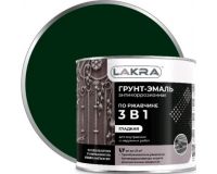Грунт-эмаль 1,7кг зеленый мох RAL6005 по ржавчине 3 в 1 Лакра