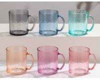 Кружка стекло 280мл Мультиколор