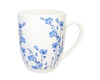Кружка фарфоровая 360мл Синяя вуаль