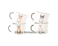 Кружка керам. чайная 180мл МИКС 4 дизайна