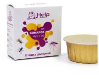 Шашка дымовая от комаров, мух и ос 50гр Help