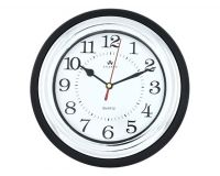 Часы настенные 23*23 Atlantis 692A-A black