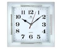 Часы настенные 23*23 Atlantis 697 white