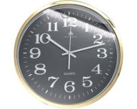 Часы настенные 40*40 Atlantis D614A5-B gold