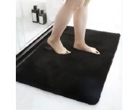 Коврик для ванной 50*80см черный HOZBAT