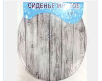 Сиденье для унитаза мягкое серое дерево HOZBAT