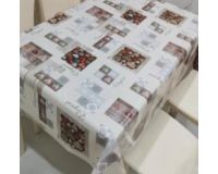 Клеенка cтоловая 140 см*20 м на тканевой основе с ПВХ 