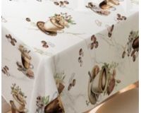 Клеенка cтоловая 137 см*20 м на тканевой основе с ПВХ 