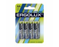 Батарейка LR6 ERGOLUX Alkaline BL-4 цена за упаковку 4 шт