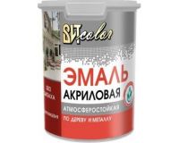 Эмаль белая 0,9кг акриловая ВИТ