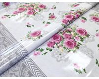 Клеенка столовая на тканевой основе ГЛЯНЕЦ 137см*20м STS5257-1