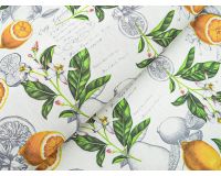 Клеенка cтоловая Палермо тканевая основа 140см*20м с PU покрытием TS-35653