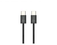Кабель Type-c Type-c 1м 60W VIXION PRO текстильный черный