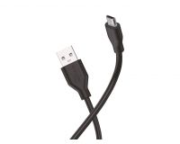 Кабель USB microUSB 2м VIXION PRO черный