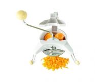Овощерезка-терка роторная для овощей и фруктов ручная 3 сменные насадки