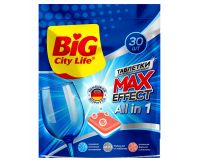 Таблетки для посудомоечных машин 30шт Big City