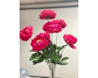 Цветы искусст Пионы букет, 60 см МИКС