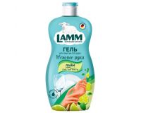Средство для посуды Lamm 450мл Лайм и Листья Мяты
