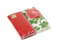 Салфетка бумажная 20л 33*33см 2сл Английская роза