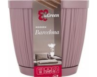 Горшок для цветов 1,8л BARCELONA Морозная слива INGREEN