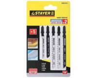 Полотно для электрического лобзика STAYER набор по дереву и металлу 5 шт. EU-хвостовик