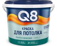 Краска Водно-дисперсионная FORMULA Q8 2,7кг полиакриловая для потолка белоснежная