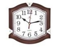 Часы настенные 18*18см Atlantis TLD-5981 коричневый