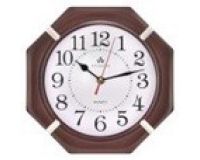 Часы настенные 24*24,1см Atlantis TLD-6047 Корпус коричневый