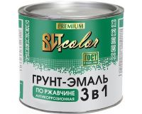 Грунт-эмаль 1,8кг по ржавчине 3 в 1 зеленая ВИТ
