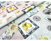 Клеенка cтоловая PRINT 1,37*20м на тканевой основе ST5258-1