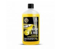 Автошампунь с карнаубским воском Wash & Wax 1000мл GRASS