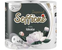 Бумага туалетная 4шт 4 слоя Soffioni Imperial Flore Ideale