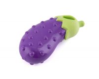 Игрушка для собак пищащая Баклажан 11*5*3,5см