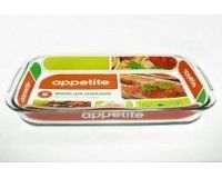 Форма для запекания 2.9 л стекло прямоугольнаяя 39*23*5см Appetite