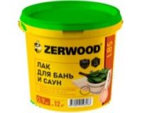 Лак 0,9кг для бань и саун с воском LBS ZERWOOD