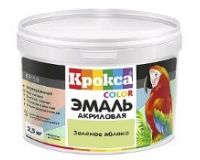 Эмаль акриловая 0,8кг зеленое яблоко унив. Крокса КР-59