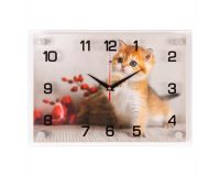 Часы настенные 25*35 см Золотой котенок