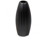 Ваза для сухоцветов керамика, настольная, 21 см, Хельсинки черная DANIKS