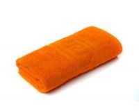Полотенце махровое 70*140см апельсиновый