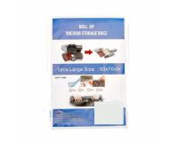 Чехол-пакет 50*70 для хранения вакуумный прозрачный скручивающийся