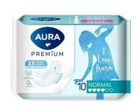 Прокладки женские AURA Premium NORMAL 10шт