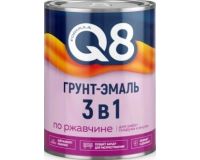 Грунт-эмаль 0,9кг зеленый по ржавчине 3 в 1 FORMULA Q8