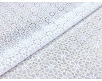 Клеенка cтоловая Ажурная 137см*20м белый TR-621