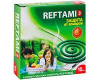 Спираль от комаров и мошек Рефтамид АнтиМоскитная 10шт