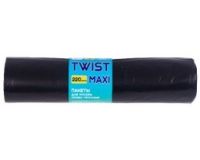 Мешки для мусора 220л*10шт* 35мкм ПВД TWIST MAXI