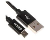Кабель USB microUSB 1.3м DCC258 USB2.0 OXION черный