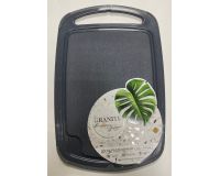 Доска разд. пластик 29*19см Granite серая ПОЛИМЕРБЫТ