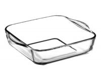 Форма для запекания Borcam стекло квадратная 1.95 л